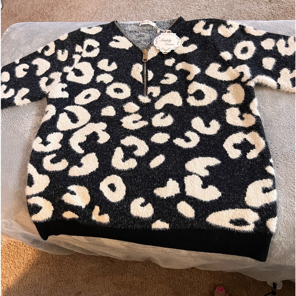 Soft 1/2 zip Simply Couture sweater